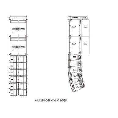 Элемент линейного массива Audiocenter K-LA28-DSP
